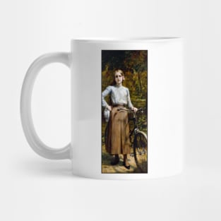 Cycling in Le Vésinet by Comerre Mug